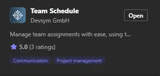 3. Add the application to Microsoft Teams